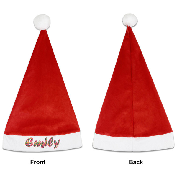 Daisies Santa Hats - Front and Back (Single Print) APPROVAL