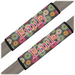 Daisies Seat Belt Covers (Set of 2) (Personalized)