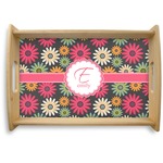 Daisies Natural Wooden Tray - Small (Personalized)