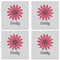 Daisies Set of 4 Sandstone Coasters - See All 4 View