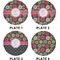 Daisies Set of Lunch / Dinner Plates (Approval)