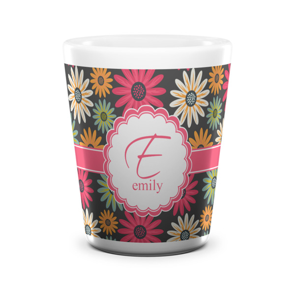 Daisies Shot Glass - White - FRONT