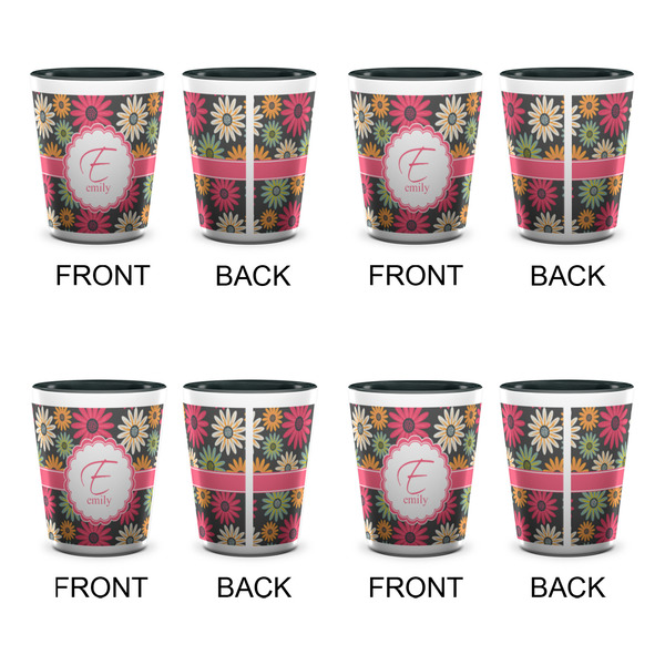 Daisies Shot Glassess - Two Tone - Set of 4 - APPROVAL