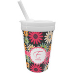 Daisies Sippy Cup with Straw (Personalized)