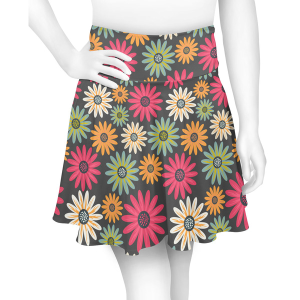 Custom Daisies Skater Skirt - 2X Large
