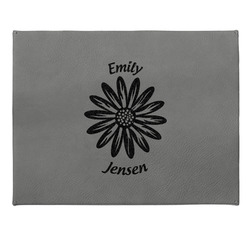 Daisies Small Gift Box w/ Engraved Leather Lid (Personalized)