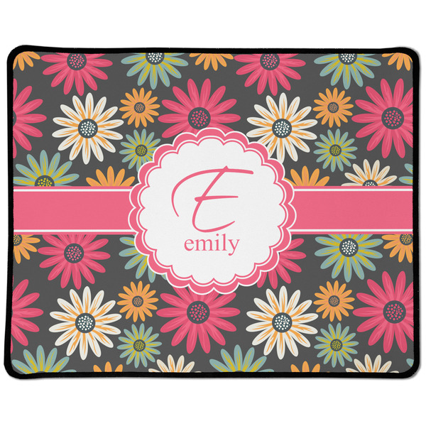Custom Daisies Large Gaming Mouse Pad - 12.5" x 10" (Personalized)