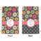 Daisies Small Laundry Bag - Front & Back View