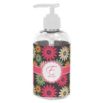Daisies Plastic Soap / Lotion Dispenser (8 oz - Small - White) (Personalized)
