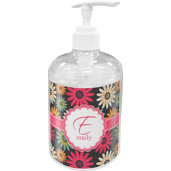 Custom Daisies Acrylic Soap & Lotion Bottle (Personalized)