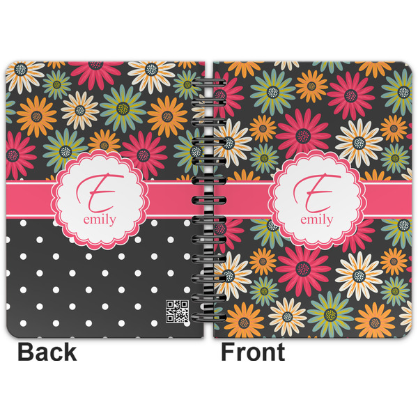 Daisies Spiral Journal 5 x 7 - Apvl