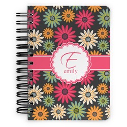 Daisies Spiral Notebook - 5x7 w/ Name and Initial