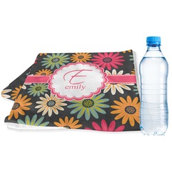 Daisies Sports & Fitness Towel (Personalized)