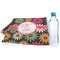 Daisies Sports Towel Folded with Water Bottle