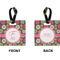 Daisies Square Luggage Tag (Front + Back)