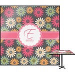 Daisies Square Table Top - 30" (Personalized)