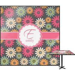 Daisies Square Table Top (Personalized)