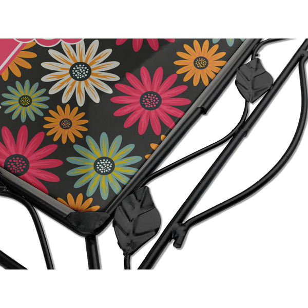 Daisies Square Trivet - Detail