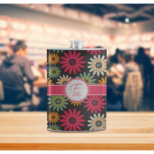 Daisies Stainless Steel Flask - LIFESTYLE 2