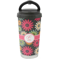 Daisies Stainless Steel Coffee Tumbler (Personalized)