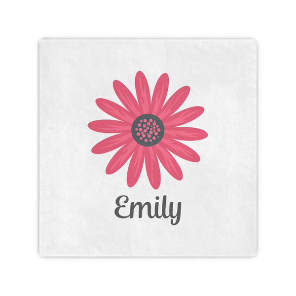 Custom Daisies Cocktail Napkins (Personalized)