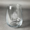 Daisies Stemless Wine Glass - Front/Approval