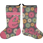 Daisies Holiday Stocking - Double-Sided - Neoprene (Personalized)