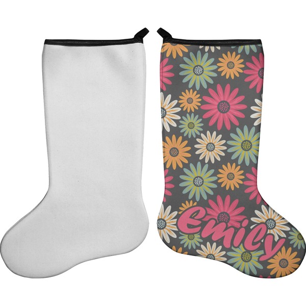 Daisies Stocking - Single-Sided - Approval