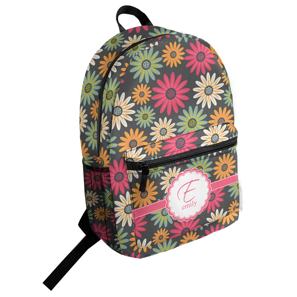 Custom Daisies Student Backpack (Personalized)