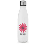 Daisies Water Bottle - 17 oz. - Stainless Steel - Full Color Printing (Personalized)