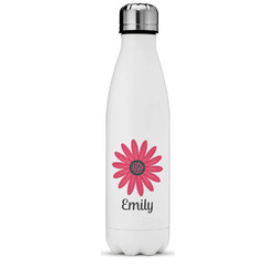 Daisies Water Bottle - 17 oz. - Stainless Steel - Full Color Printing (Personalized)