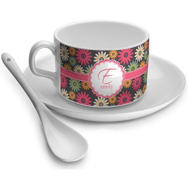 Custom Daisies Tea Cup (Personalized)