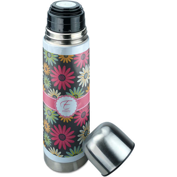 Daisies Thermos - Lid Off