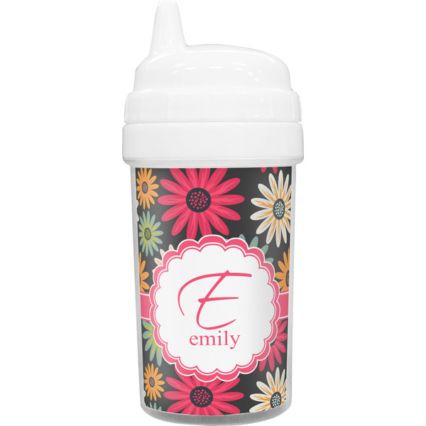 Custom Daisies Toddler Sippy Cup (Personalized)