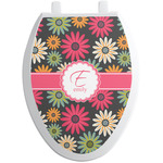 Daisies Toilet Seat Decal - Elongated (Personalized)