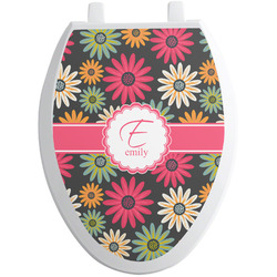 Daisies Toilet Seat Decal - Elongated (Personalized)