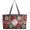 Daisies Beach Totes Bag - w/ Black Handles (Personalized)