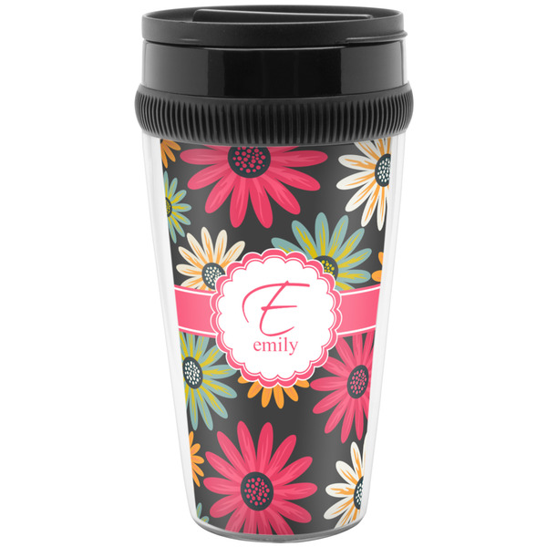 Custom Daisies Acrylic Travel Mug without Handle (Personalized)