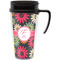 Daisies Acrylic Travel Mug with Handle (Personalized)