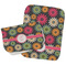 Daisies Two Rectangle Burp Cloths - Open & Folded