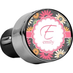 Daisies USB Car Charger (Personalized)