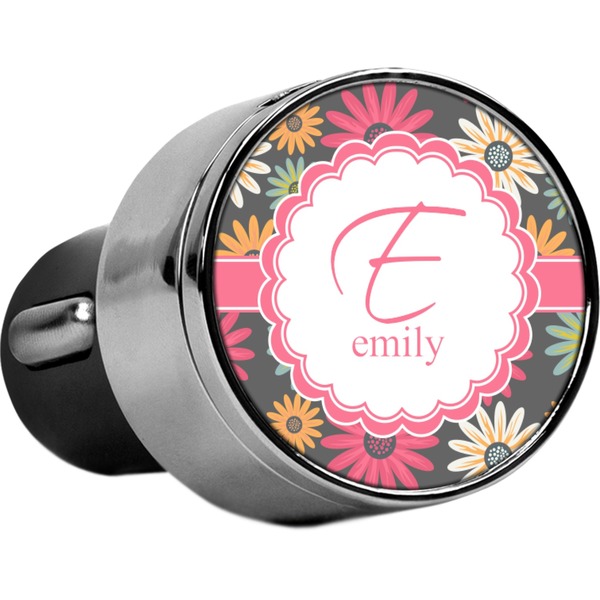 Custom Daisies USB Car Charger (Personalized)