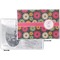 Daisies Vinyl Passport Holder - Flat Front and Back