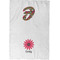 Daisies Waffle Towel - Partial Print - Approval Image
