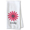 Daisies Waffle Towel - Partial Print Print Style Image