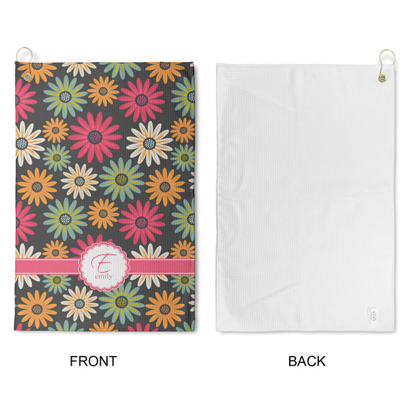 Daisies Waffle Weave Golf Towel - Approval