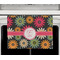 Daisies Waffle Weave Towel - Full Color Print - Lifestyle2 Image
