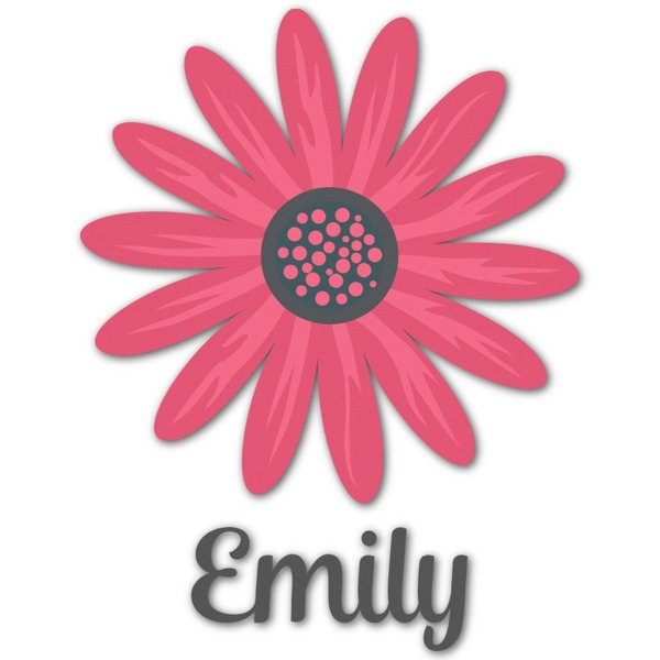 Custom Daisies Graphic Decal - Small (Personalized)
