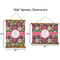 Daisies Wall Hanging Tapestries - Parent/Sizing