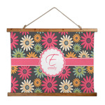 Daisies Wall Hanging Tapestry - Wide (Personalized)